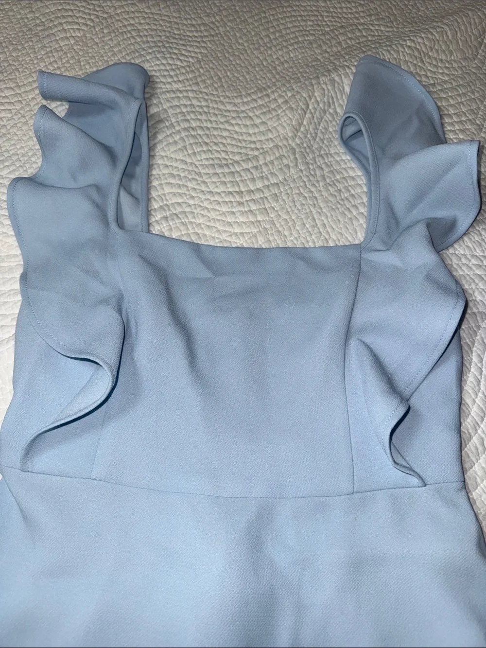 BCBGeneration Baby Blue Ruffle Mini Dress - Picture 2 of 12